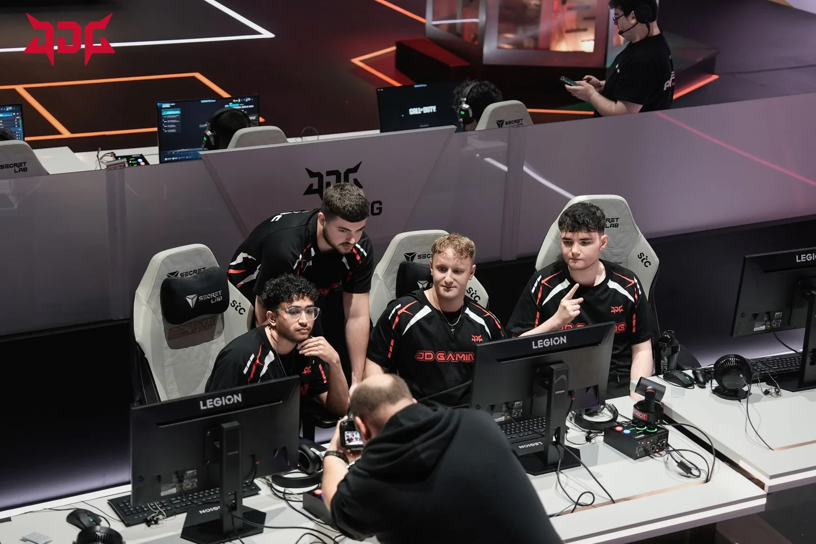 JD Gaming at their desk at EWC 2026